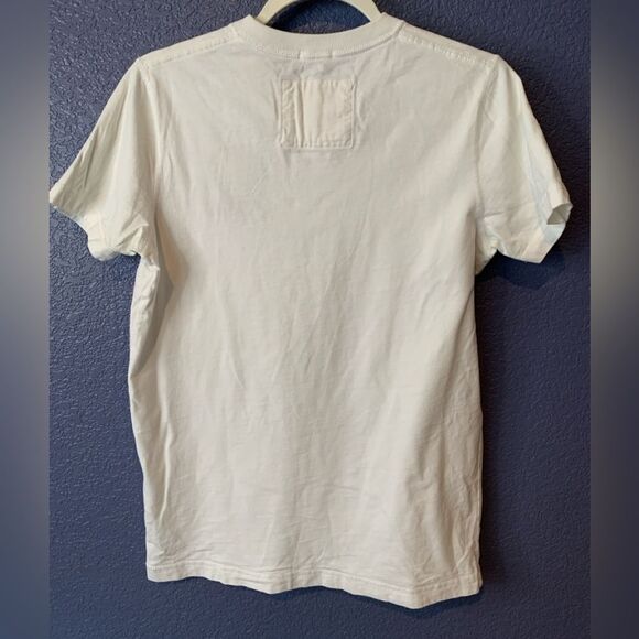 Abercrombie and Fitch Embroidered Short Sleeve White Tee | Small - Picture 4 of 5